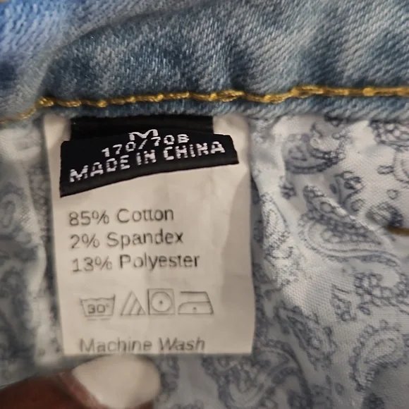 Shein Graphic 1999 Buterfly High Rise Skinny Jeans Size Medium - Picture 5 of 11